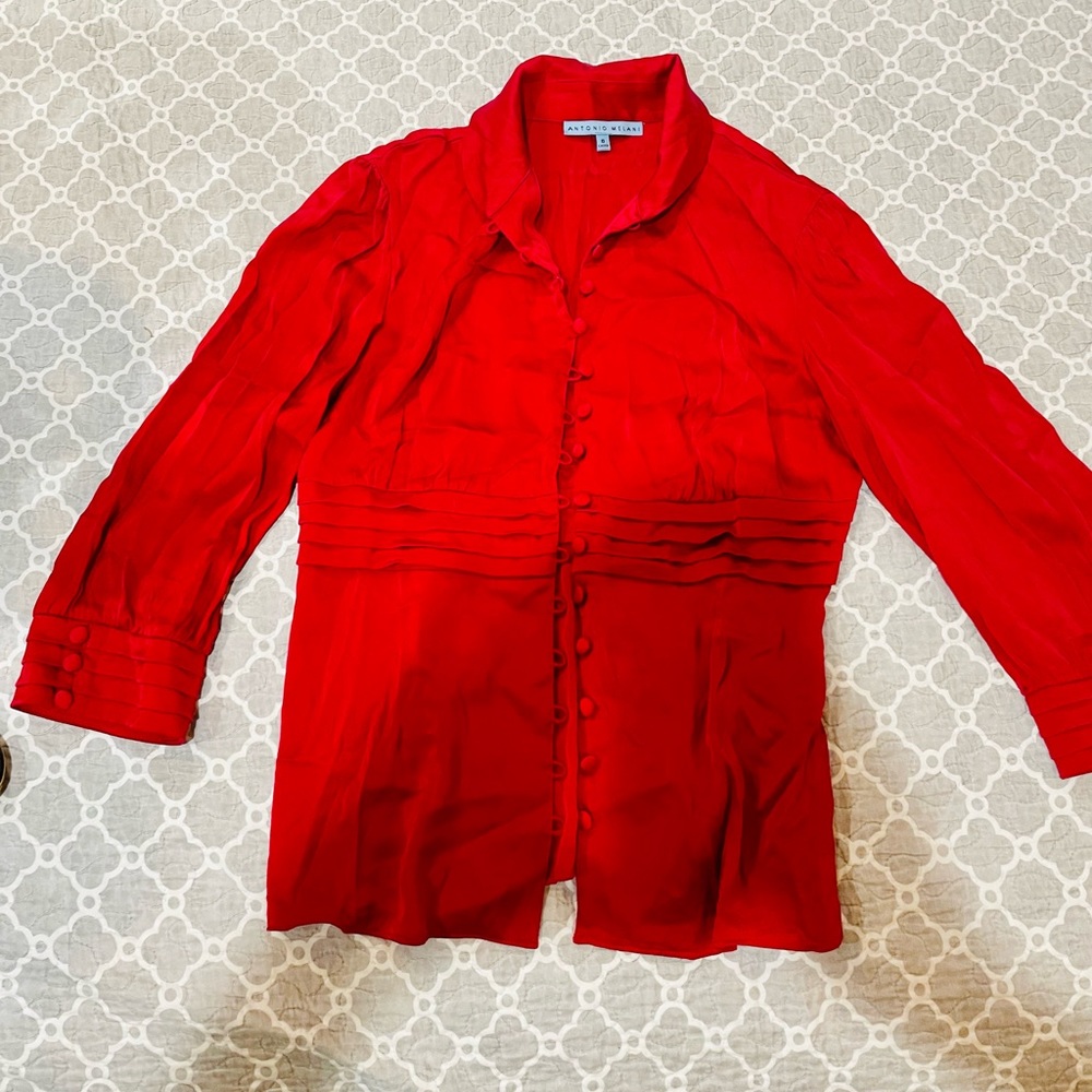 Antonio Melanie fuchsia blouse